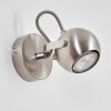 GADMEN Wall Light chrome, matt nickel, 1-light source