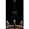 Globo ULLEU Pendant Light black, 6-light sources