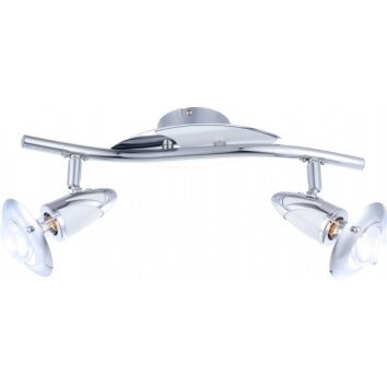 Globo LORD spotlight chrome, stainless steel, 2-light sources
