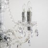 chandelier transparent, clear, 5-light sources