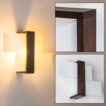 Lovikka Wall Light Dark wood, 1-light source