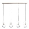 Steinhauer Elegance Pendant Light transparent, clear, 4-light sources