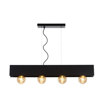 Lucide SURTUS Pendant Light black, 4-light sources