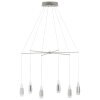 Eglo SANTIGA Pendant Light LED matt nickel, 12-light sources