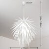GRINDER pendant light white, 1-light source