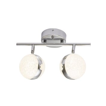 Globo TOBIAS Ceiling light LED transparent, 2-light sources