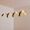 REZAT Pendant Light LED black-gold, 1-light source