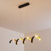 REZAT Pendant Light LED black-gold, 1-light source
