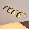 REZAT Pendant Light LED black-gold, 1-light source