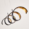 REZAT Pendant Light LED black-gold, 1-light source