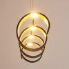 REZAT Pendant Light LED black-gold, 1-light source