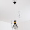 Ayen Pendant Light black, 1-light source