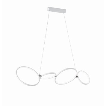 Pendant Light Trio Leuchten RONDO LED white, 1-light source