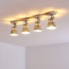 Berkeley Ceiling Light Light wood, galvanized, 4-light sources