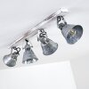 Berkeley Ceiling Light Light wood, galvanized, 4-light sources