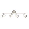 Globo RODRIK Ceiling light LED matt nickel, 4-light sources