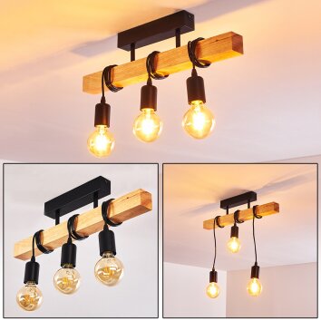 Barbengo Ceiling Light black, 3-light sources