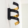 REZAT Wall Light LED black-gold, 1-light source