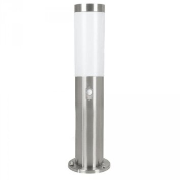 Eglo HELSINKI outdoor floor lamp stainless steel, 1-light source, Motion sensor