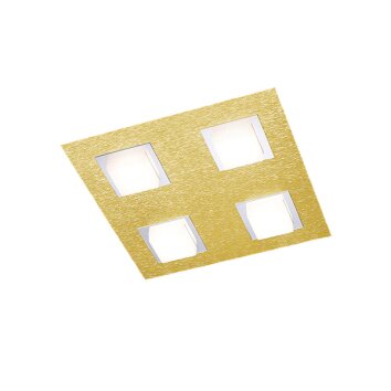 Grossmann BASIC Ceiling Light LED brass, 4-light sources