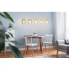 EGLO CASTRALVO Pendant Light brown, matt nickel, 5-light sources