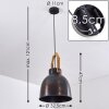 SVANFOLK Pendant Light brushed steel, 1-light source