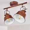 Safari Ceiling Light rust-coloured, 2-light sources