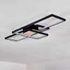 Alnarp Ceiling Light LED Light wood, black, 1-light source