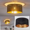HOBART Ceiling Light black-gold, 1-light source