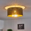 HOBART Ceiling Light black-gold, 1-light source