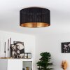 HOBART Ceiling Light black-gold, 1-light source