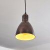 TIMOLA Pendant Light rust-coloured, black, 1-light source
