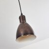 TIMOLA Pendant Light rust-coloured, black, 1-light source