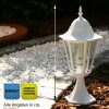 Lutec BRISTOL pedestal light white, 1-light source