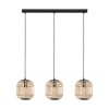 EGLO BORDESLEY Pendant Light black, 3-light sources