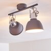 DOMPIERRE Ceiling light grey, white, 2-light sources