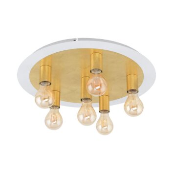 Eglo PASSANO Ceiling Light gold, white, 6-light sources