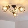 Bacau Ceiling Light black, 3-light sources