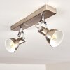Danikon Ceiling Light matt nickel, 2-light sources