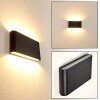 MARSH Outdoor Wall Light LED black, 2-light sources