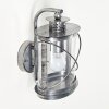 CHAMESOL Outdoor Wall Light dark brown, silver, 1-light source