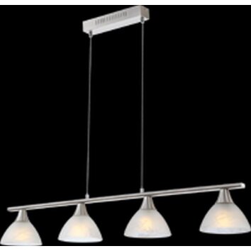 Globo RUBEN hanging light matt nickel, 4-light sources