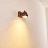 GLOSTRUP Wall Light brown, stainless steel, 1-light source