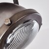 GLOSTRUP Wall Light brown, stainless steel, 1-light source