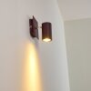 ZUOZ wall spotlight rust-coloured, 1-light source