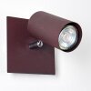 ZUOZ wall spotlight rust-coloured, 1-light source