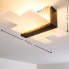Lovikka Ceiling Light Dark wood, 1-light source