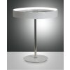 Fabas Luce DOUBLE Table Lamp LED chrome, white, 1-light source