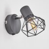 GULLSPANG Wall Light anthracite, chrome, 1-light source