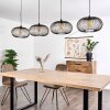 AGUEDA Pendant Light black, 4-light sources